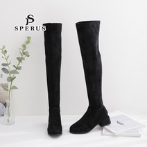 스페루스 다리가 길어보이는 여성용 겨울 부츠 하이부츠