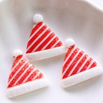 몰드몰 첨가물 _ 데코장식 파츠 - 산타모자 ( 1개입 2D )