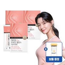 (보틀증정)권나라 에버핏 프로틴 밸런스 다이어트 10포 / 산양유단백질 가르시니아 함유, 3박스 + 보틀 증정