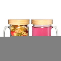 유리병 손잡이小(A) 82파이 수공예나무캡, 수공예나무캡_1개