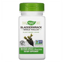 네이처스웨이 블래더랙 100정 Bladderwrack 580 mg 100 Vegan Capsules