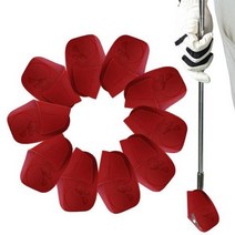 커버 클럽커버 골프채 아이언 Golf Head Covers 10pcs Club Iron For With And Hook Fasteners M Brands, CHINA, Red
