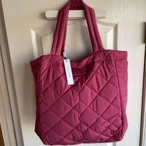 여자명품마크제이콥스가방80009136 Marc by Jacobs Quilted Nylon Tote Shoulder Bag Pink J2