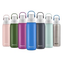 Brita 브리타 스테인리스 스틸 정수 필터 병 카본 591ml 20oz, 20 oz, 8L