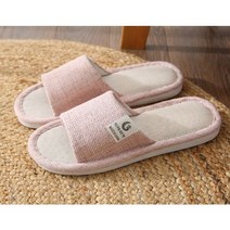 다매다매 1+1 무료반품 층간소음 슬리퍼 발편한 코튼 실내 린넨 슬리퍼 실내화 거실화 커플 아이템, 핑크(여자), 옐로우(여자)