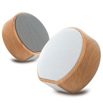 자작스피커 우드 나무 인테리어 mini retro wood bluetooth speaker 휴대용 야외 무선 컴퓨터 블루투스 스피커 지원 aux tf card for, 회색