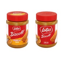 로투스 스프레드 2종세트(오리지널 400g 크런치 380g) 각1통씩 총2통, 로투스 크런치 380g 1병 + 오리지널 400g 1병, 1개