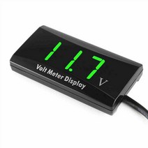 전기자동차부품 DC 12V LED 디지털 모니터 볼트 미터 디스플레이 배터리 게이지 전압 캐러밴/자동차 액세서