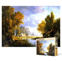 1000피스 직소퍼즐 / 강가의 도시, 단품