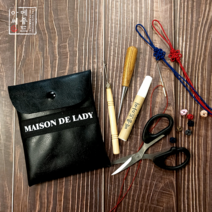 메종드아씨 전통 매듭 공예 도구 6종 세트/파우치 포함, 매듭도구세트, 1개