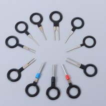 자동차 핀용 키 제거 도구 플러그 터미널 세트 전선 크림프 커넥터 추출기, 11pcs