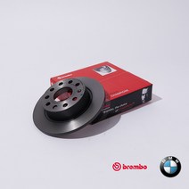 브렘보(Brembo) BMW X1 뒤 브레이크 디스크(300mm 타공형)F48 2.0 xDrive 20d Brembo, DOT4 2L
