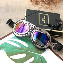 자전거고글 스포츠고글 바이크고글투명 자전거방풍고글 밴드형 바이크고글 스포츠선글라스 방풍고글 빈티지고글 오프로드고글 바이크고글 스노보드고글, 컬러 렌즈