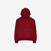 아미 톤온톤 하트 로고 후드 레드 AMI de Coeur Tone On Tone 후드 Red