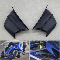 Yamaha YZF R1 R1M RS1 페어링 액세서리 용 2021 신형 오토바이 윙렛 공기 역학 윙 키트, [1] Black