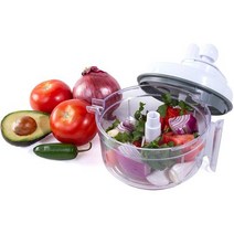 Salsa Master Maker Food Chopper Mixer and Blender - As Seen On TV Manual Processor, 단일모델명/품번