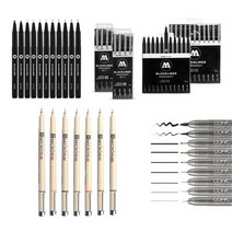 COPIC 코픽 사쿠라피그먼트 모로토우 블랙라이너 모음, C_모로토우블랙라이너/블랙_0.2mm