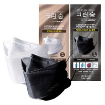 아트박스/서울리빙 크린숨 황사 미세먼지 KF94 대형 마스크 50매, 화이트
