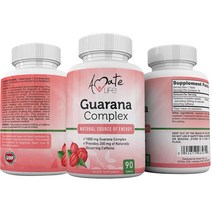 Amate Life 과라나 구아라나 1000mg 태블릿 90정, 1개
