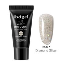 폴리젤 아크릴 익스텐드 패스트 빌더 UV 및 LED 흡수 슬립 솔루션 네일 아트 살롱 하드 젤 폴리쉬 30ml 12, 06 5907