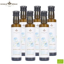 [샬크뮐레] 오스트리아 유기농 아마씨 오일 250ml X 6병 수입완제품, 상세 설명 참조, 상세 설명 참조