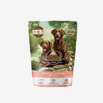 피너클 연어 펌킨 그레인프리 반려견 무알러지 사료, 1kg, 2개