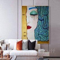 SM직구 5D 팝아트 여성 큐빅 보석십자수 DIY그림액자만들기, 1개, 60x80cm