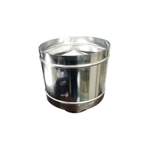 역풍방지기 삿갓 난로 연통 부속 가스배출기 닥트, 역풍방지삿갓 200mm