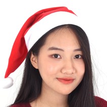 산타모자(중형 일반) 크리스마스 모자 의상 소품, 단품