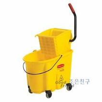 러버메이드 웨이브 브레이크 마포 탈수기 대걸레 마대 청소 밀대, 단품