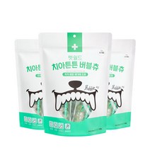 펫쉴드 치아튼튼 버블츄 강아지 치석 제거 덴탈츄, 15g×10개입, 3팩