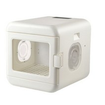 펫 드라이기 드라이룸 가정용 반려동물 털 살균소독 애완견 자동 건조 상자 지능형 휴대용 고양이 동물 드, 01 White