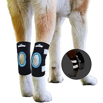 관절영양제 NeoAlly Dog Hock Braces 강아지뒷다리 보호대 안전 반사 스트랩 포함 뒷다리 부상 치유 및 염증 재활로 인한 염증좌 숏쌍, [01] X소형1쌍, [02] 블루.