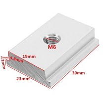 팝너트건 M6/ M8 T 슬롯 너트 T-트랙 슬라이딩 목공 공구 패스너용 5 개, [01] 5Pcs M6
