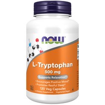 나우푸드 L트립토판 500mg 120베지캡슐 아미노산 셀룰로스 시트르산, 1개, 기본