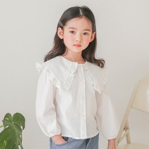 핑키핑크 여아용 퓨어카라블라우스