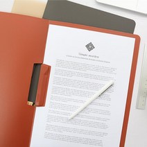 z계약서 중요문서 클립형 서류파일철 서류보관철 A4 사무용 화일, 블랙
