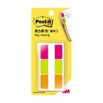 3M)포스트-잇 플래그(파일 바인더용/N686-PGO/인덱스탭/3색)x10개묶음