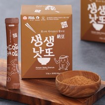 청보마을 [청보마을] 생생낫또(백태) 3.5g x 60포, 1