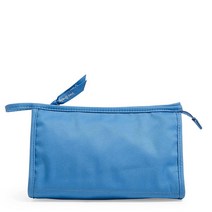 Vera Bradley 면 공중그네 화장품 메이크업 정리함 가방 Blue Aster - 재활용 One Size