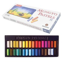 [조한스토어] 문교 사각 소프트 파스텔 일반용 짧은 MPS, 32색