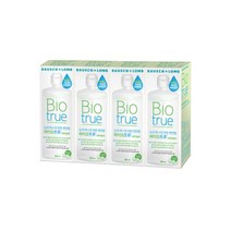 바슈롬렌즈 세척액 바이오트루 500ml 4개, 바슈롬렌즈 세척액 바이오트루 5