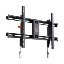 ECHOGEAR 최대 228 6cm(90인치) TV용 틸팅 TV 벽 마운트 브래킷 - 눈부심을 제거하기 위한 로우 프로파일 디자인 기울임 드릴 템플릿 포함 및 설치 후 수평 조절