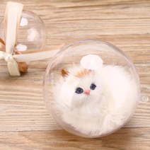 아크릴 투명캡슐 플라스틱공 12cm 2P