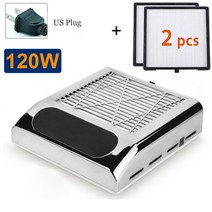 집진기 소형집진기 이동식 nail dust 진공 청소기 팬, 협력사, Silver-us 2 필터