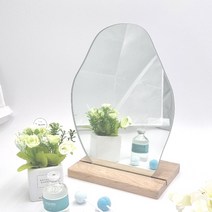 탁상거울 웨이브미러 비정형 디자인 거울(S), SW-10