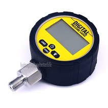 배터리 전원을 사용하는 304SS 금속 케이스 NPT1 4 디지털 압력 게이지, 0-6Mpa NPT1-4
