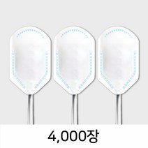 숟가락포장지 SP-M4_4000장_위생식품지 일회용수저커버 종이위생숟가락집 스푼커버 SPOON COVER, 1개, 4000개
