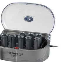 SUHA 헤어롤 셋팅 구르프 기 앞머리 볼륨 집게 12개 구루프 뿌리 브러쉬 고데기, 1개, 1개