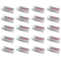 파버카스텔 더스트프리 지우개 대 187123, 화이트, 100개